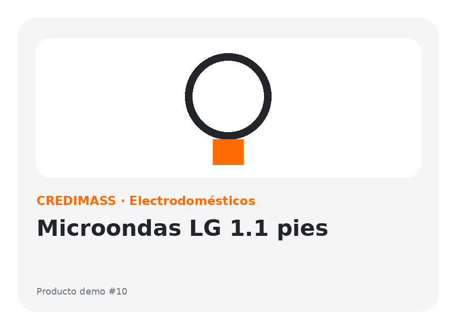 Microondas LG 1.1 pies